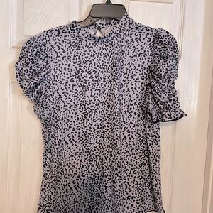 Lavender leopard print, ooh lala!